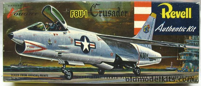 Revell 1/67 F8U-1 Crusader - 'S' Issue - (F8U1  F8), H250-89 plastic model kit